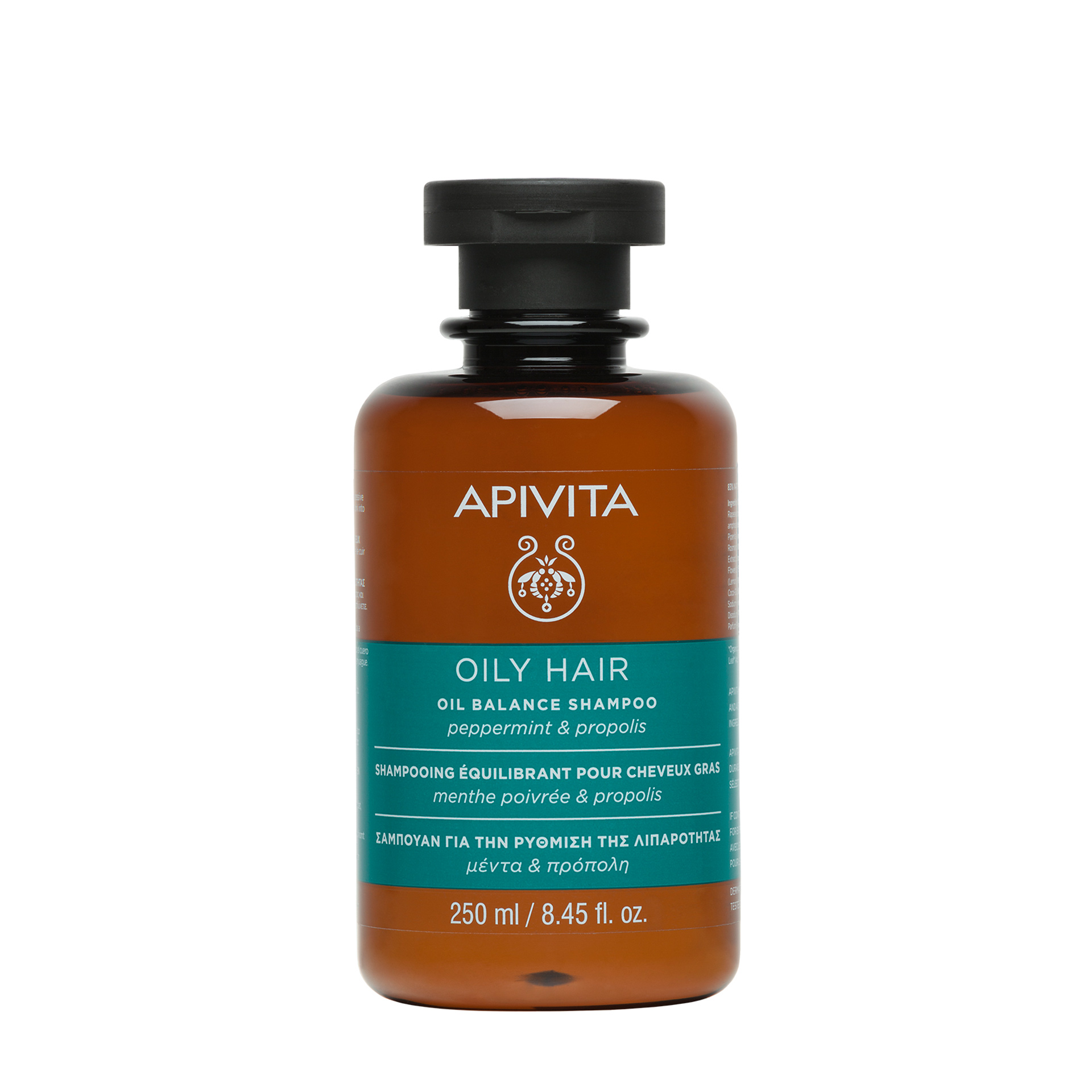 Apivita Champô Equilibrante Para Cabelos Oleosos 250ml