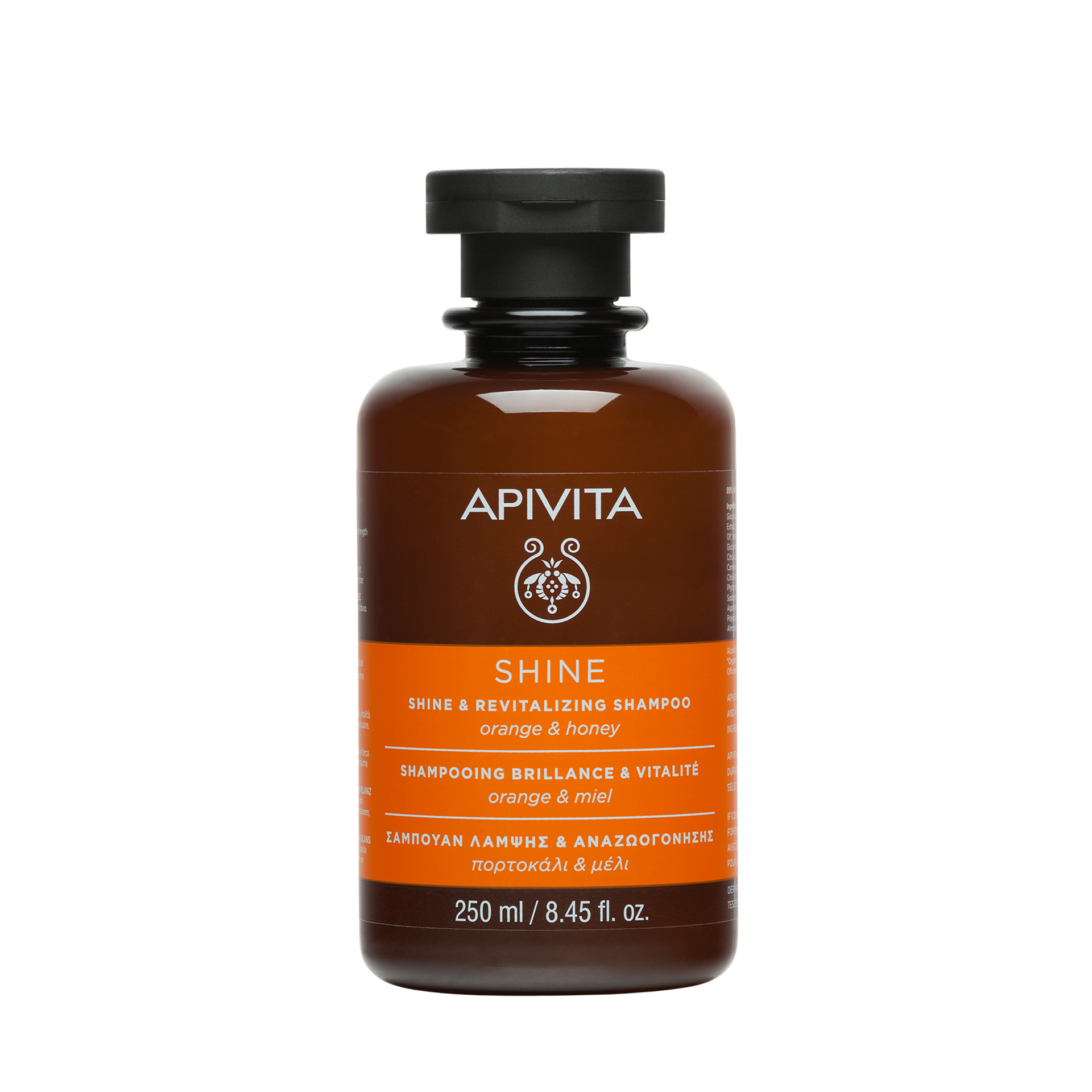 Apivita Champô Brilho e Vitalidade Laranja e Mel 250ml