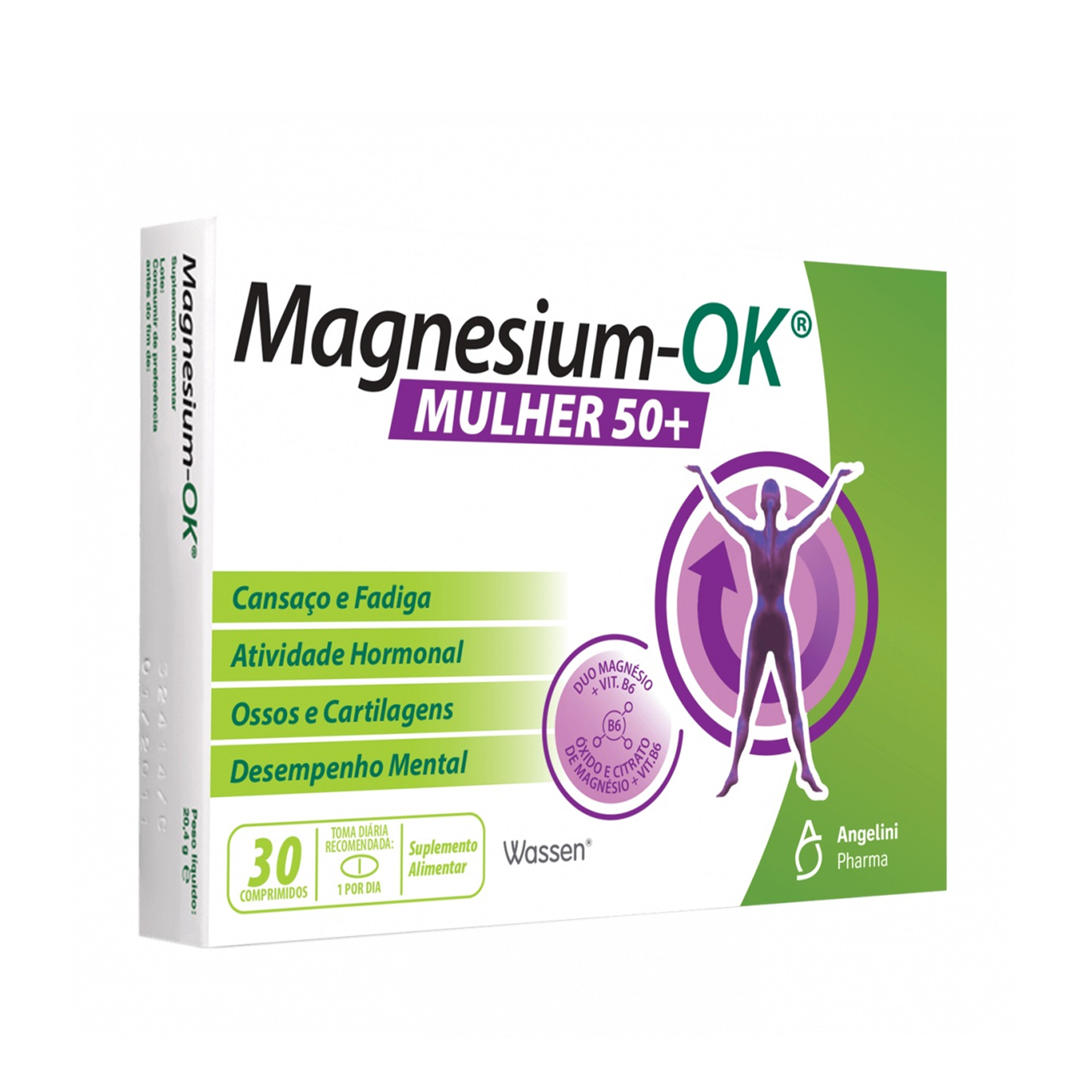 Magnesium-Ok Mulher 50+ Comp X30