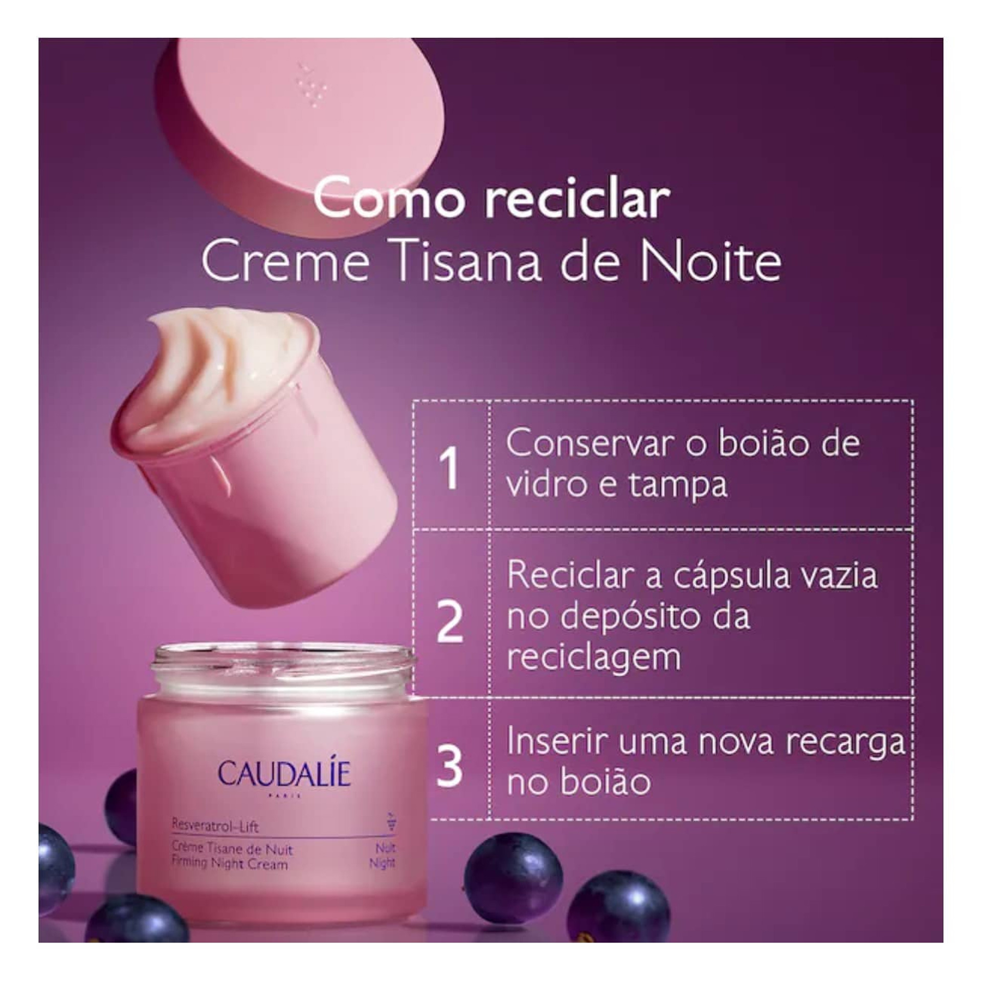Caudalie Resveratrol Lift Creme Tisana de Noite Recarga 50ml