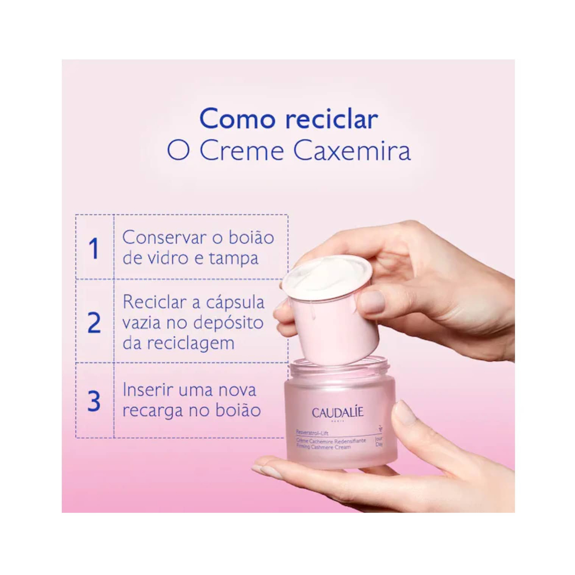 Caudalie Resveratrol Lift Creme Caxemira Redensificador 50ml