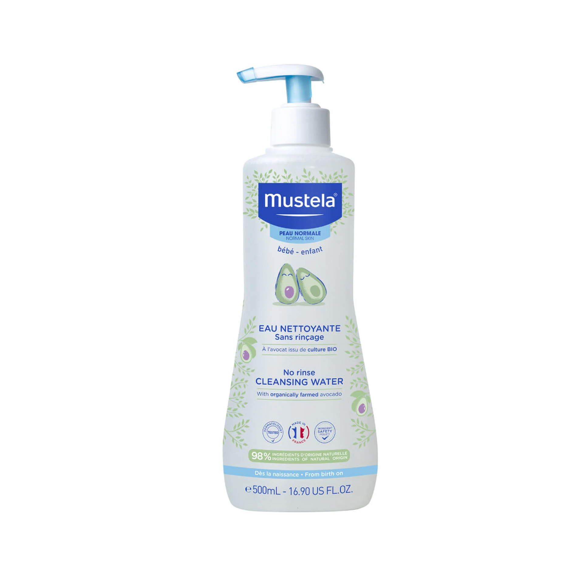 Mustela Physio Água de Limpeza 500ml