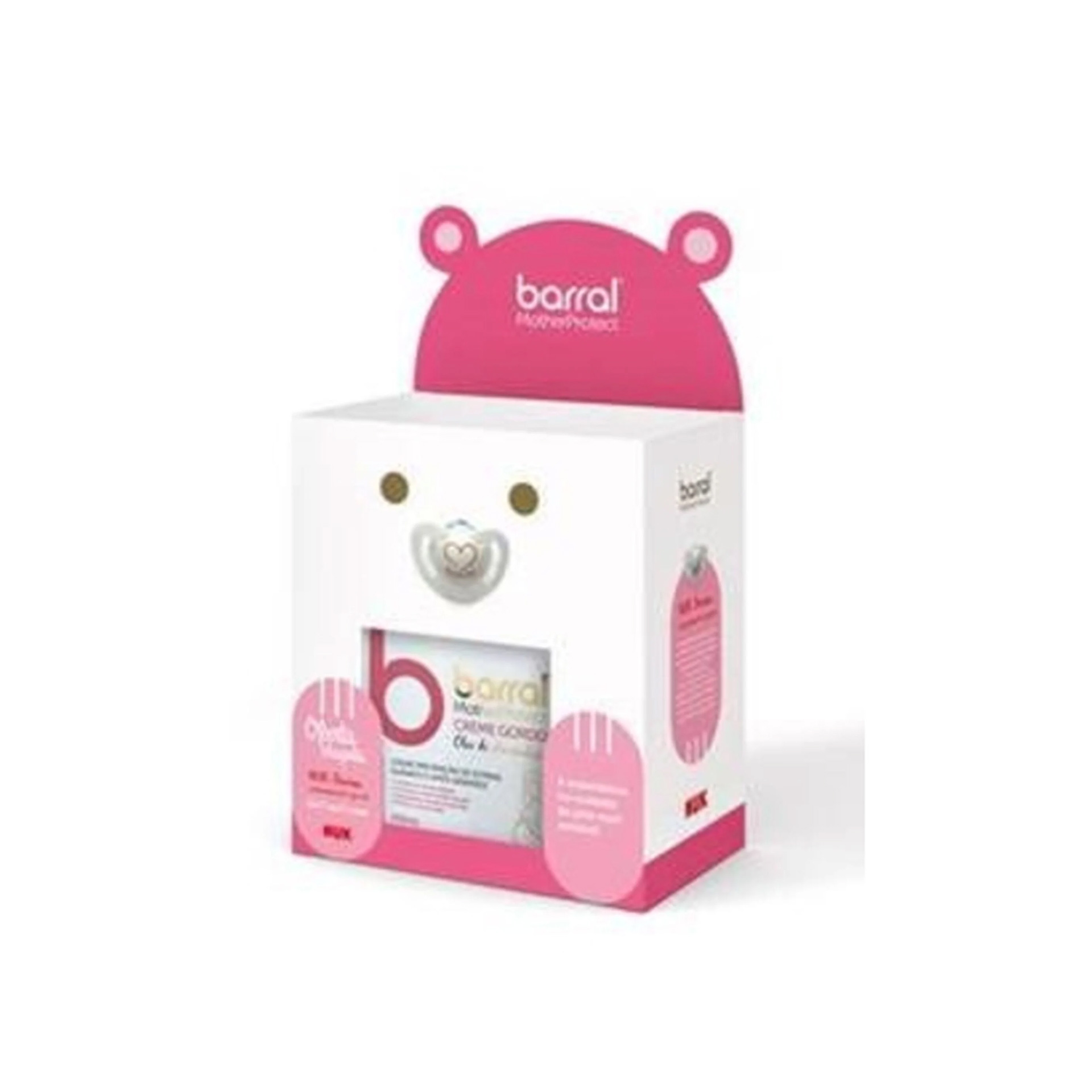 Barral Creme Gordo Óleo de Amêndoas 200ml + Chupeta Nuk