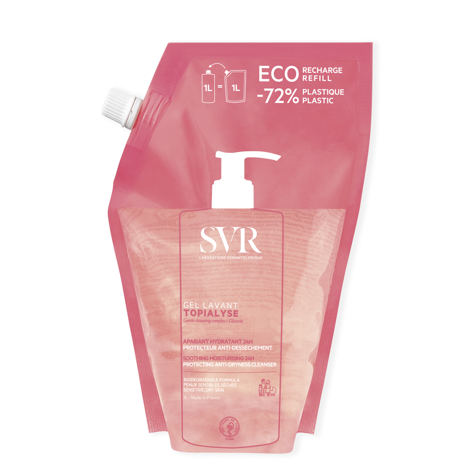 SVR Topialyse Gel Lavado Recambio 1L