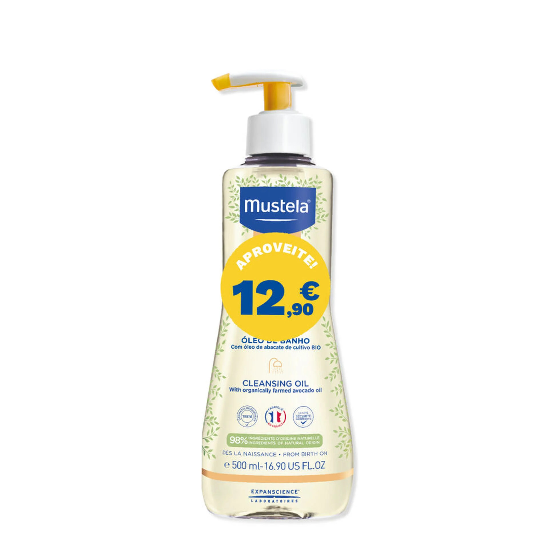 Mustela Óleo de Banho 500ml