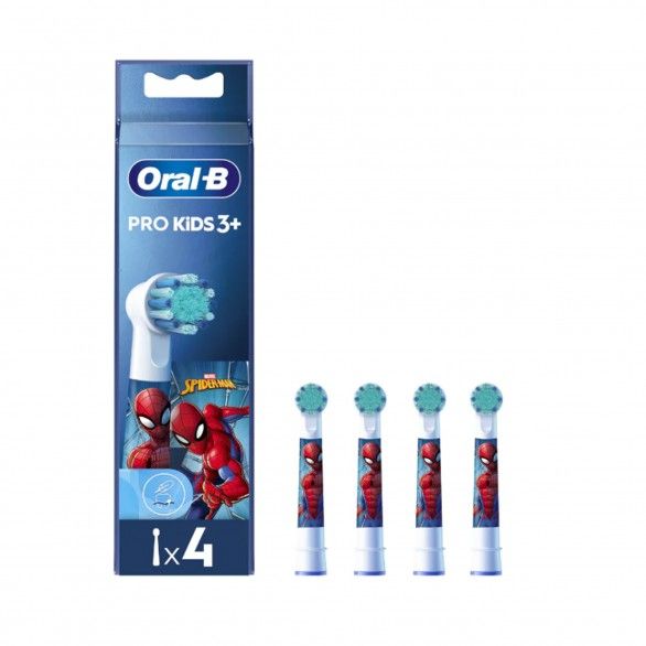 Oral-B Recarga Escova Elctrica Stages Spiderman 4 Unidades