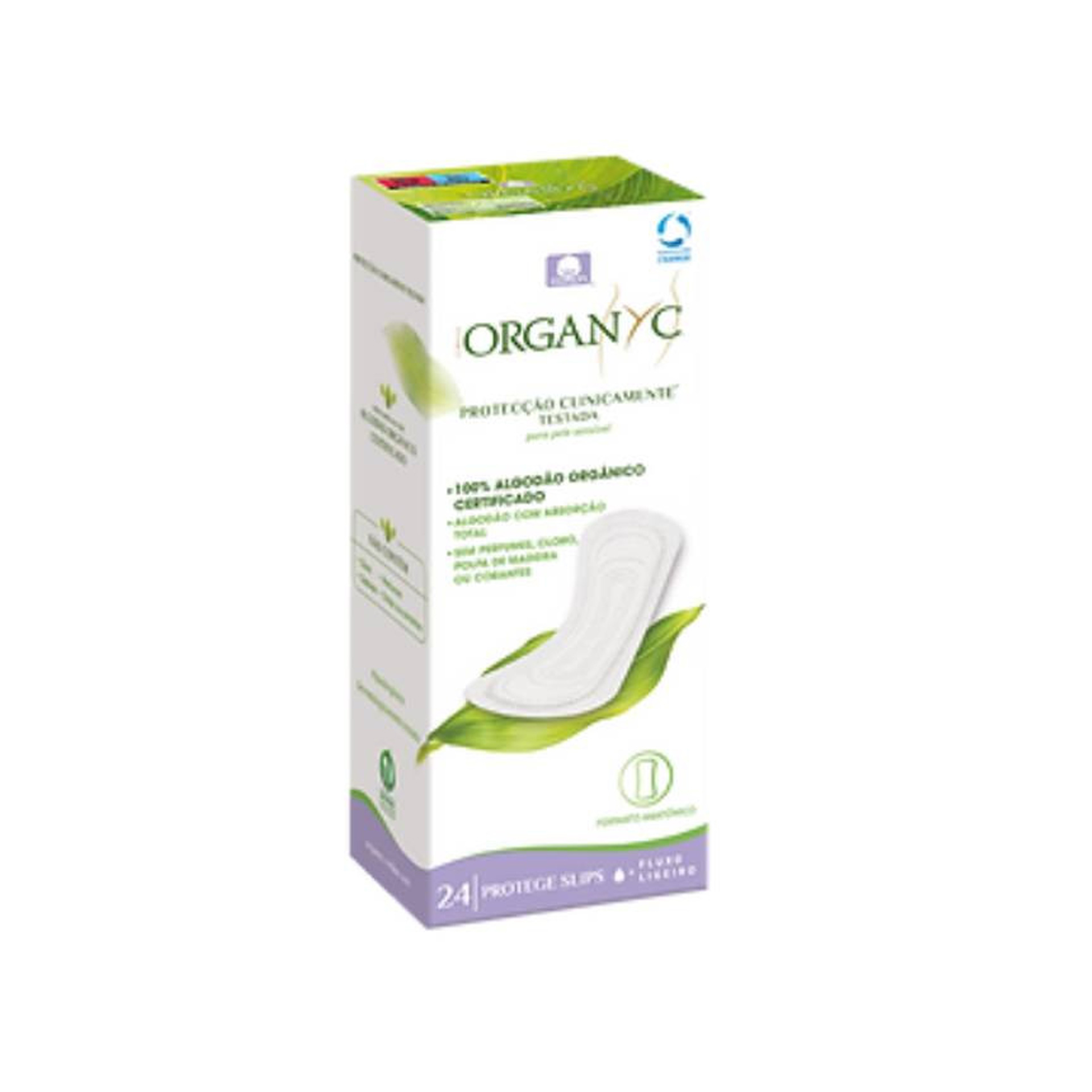 Organyc Penso Higiénico Diário Fluxo Ligeiro 24 Unidades