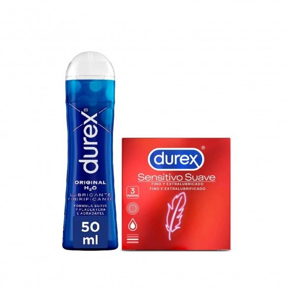 Durex Play Original Lubrificante ntimo + Sensitivo Suave Preservativos
