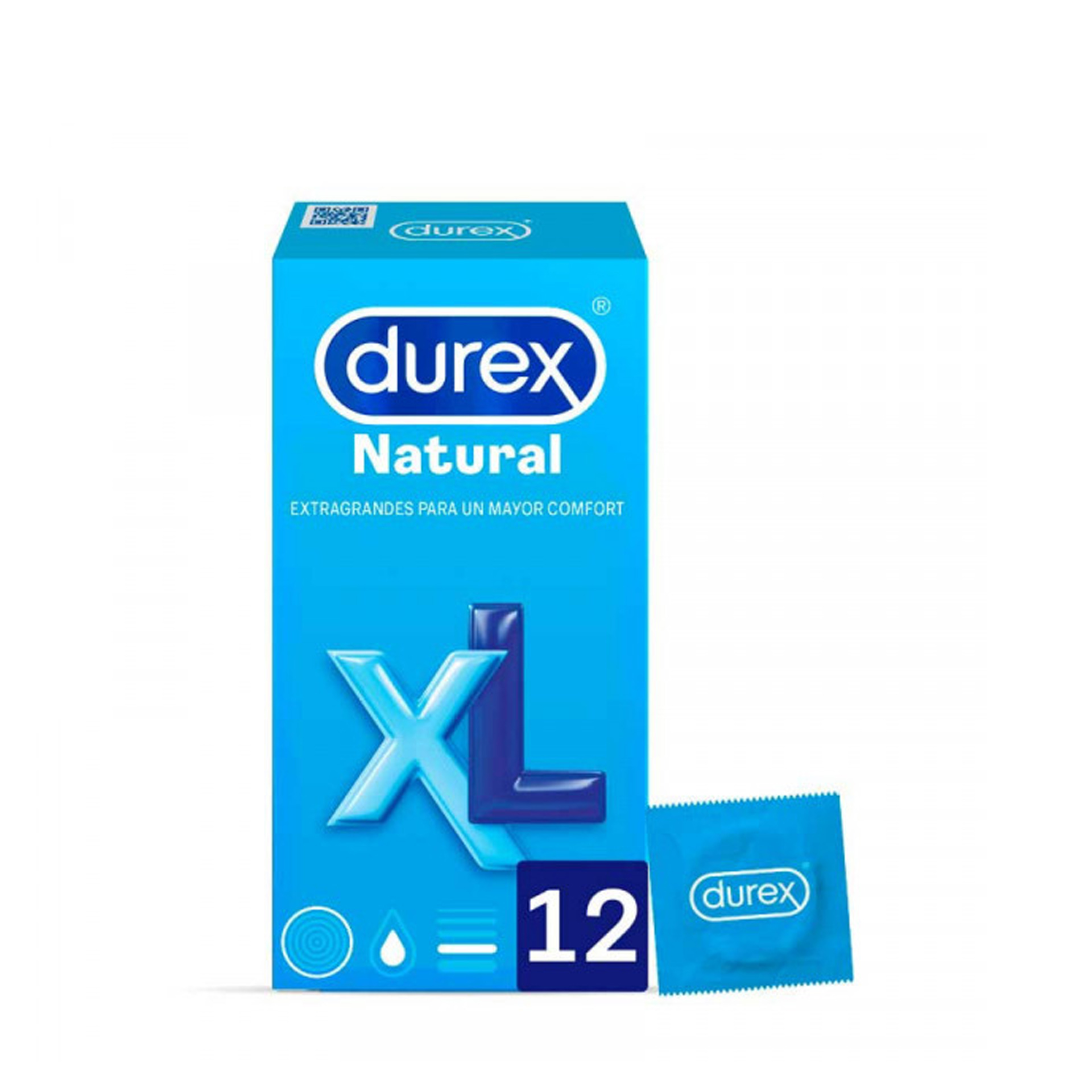 Durex Preservativos Natural XL 12 Unidades