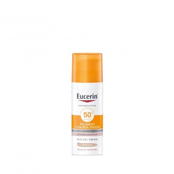 Eucerin Sun Pigment Control Tinted Gel-Creme SPF50+ Tom Mdio 50ml