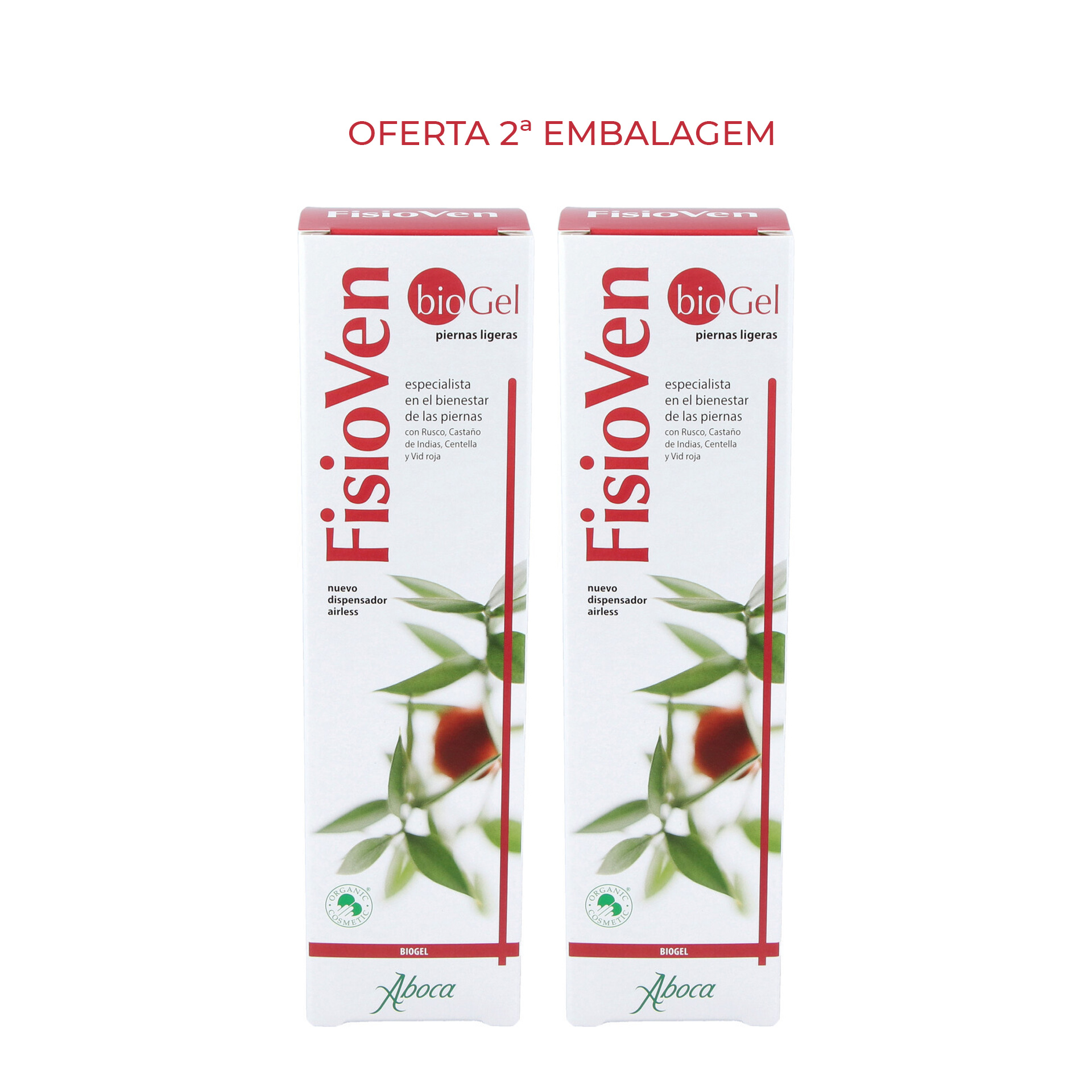 Fisioven Biogel 2x100ml - Oferta 2ª Embalagem