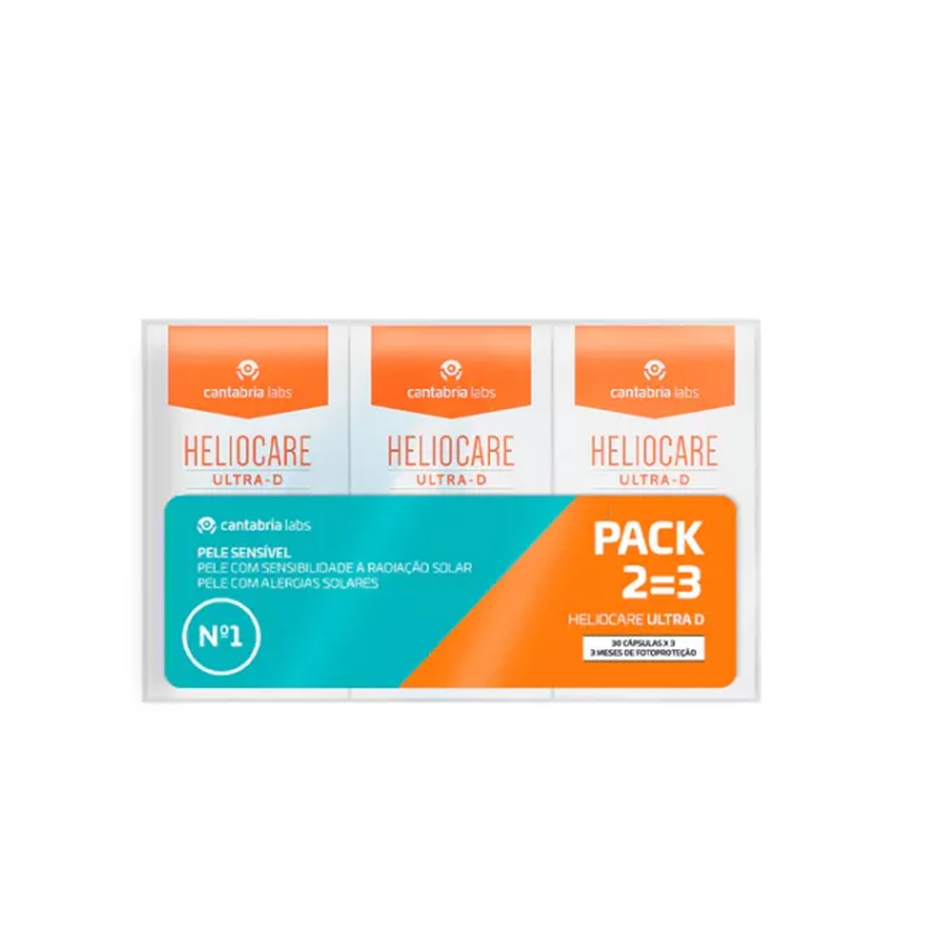 Heliocare Ultra D 3 x 30 Cápsulas (Oferta da 3ª Embalagem)