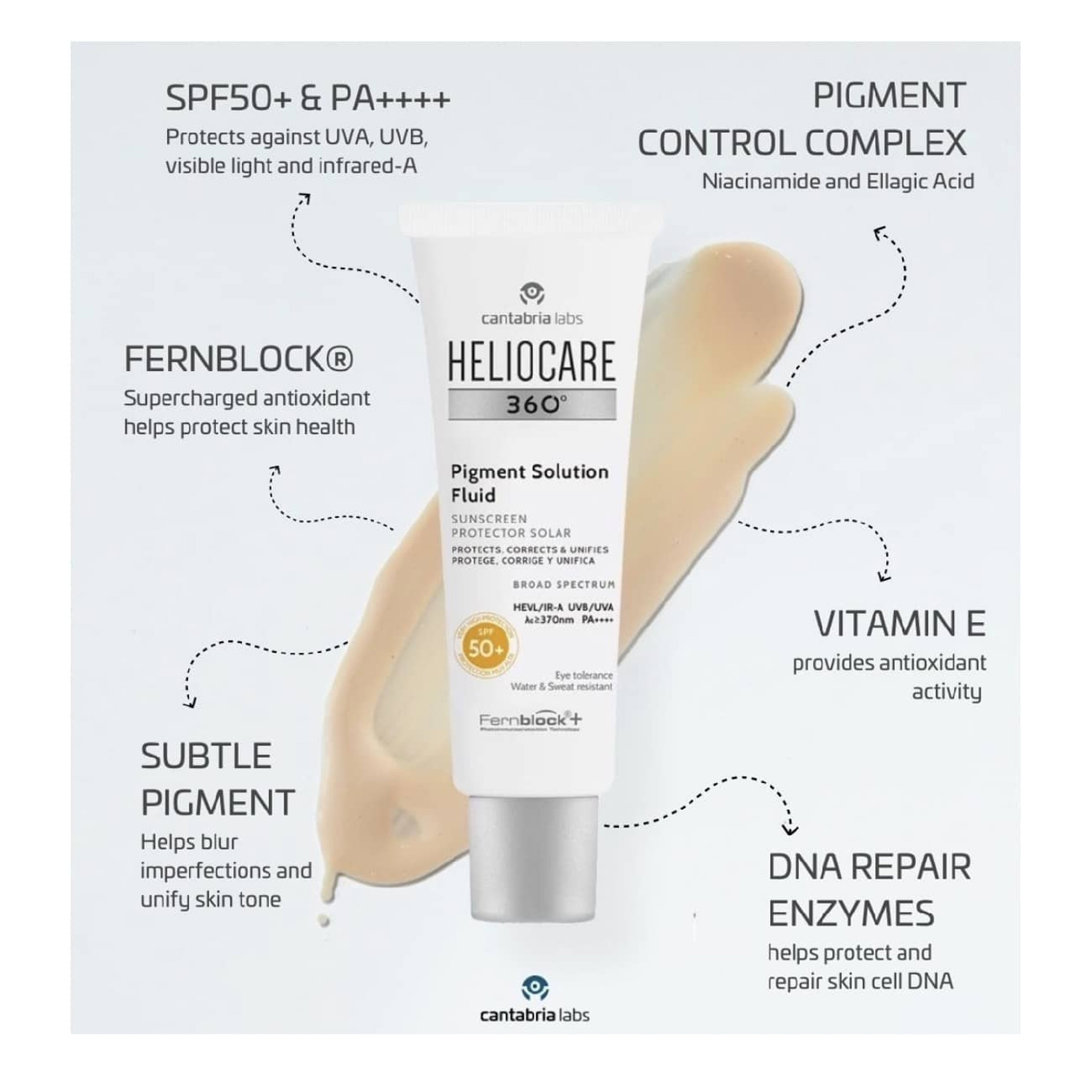Heliocare 360 Pigment Solution Fluido SPF50+ 50ml