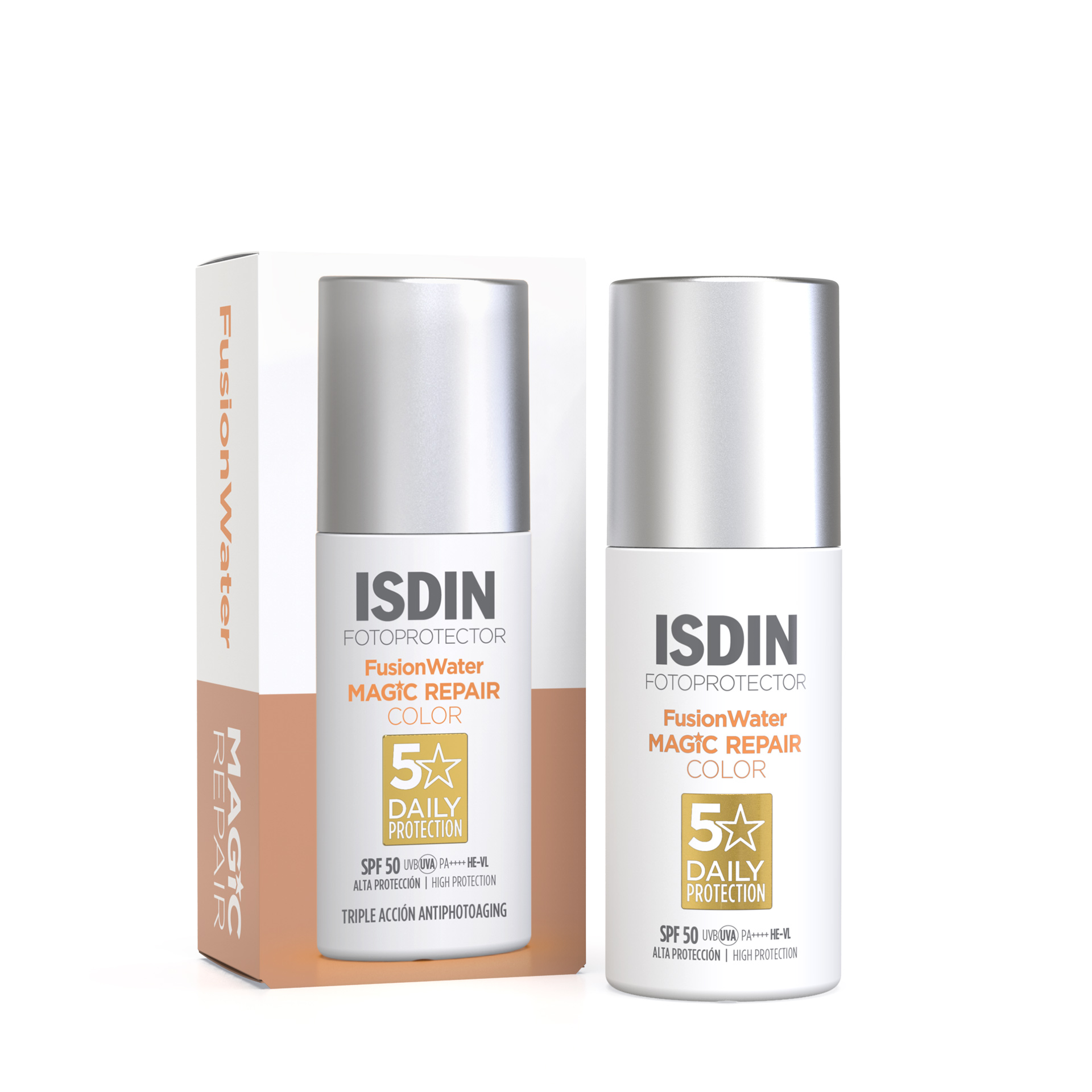 ISDIN Fotoprotector FusionWater MAGIC REPAIR COLOR SPF50 50ML
