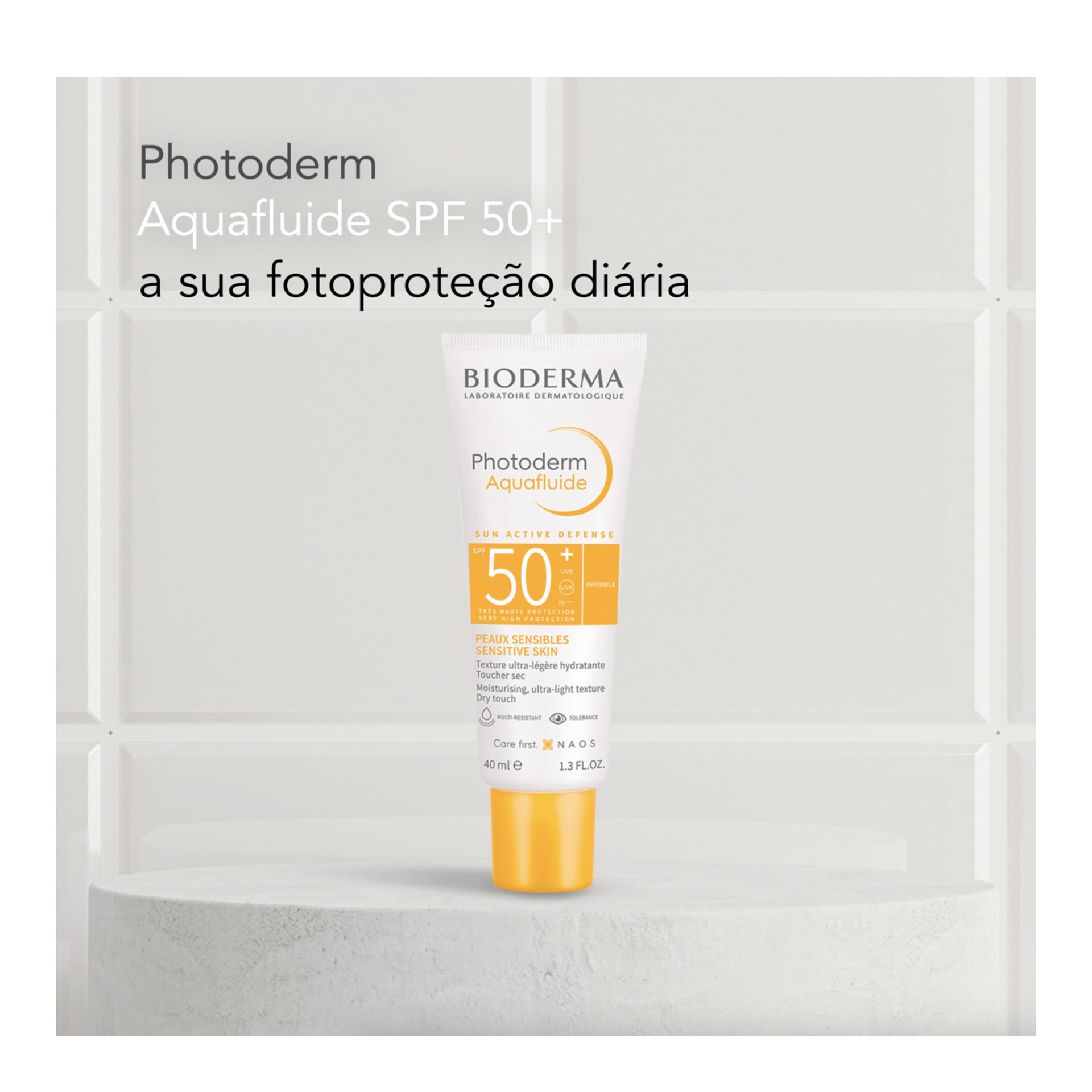 Bioderma Photoderm Aquafluide SPF50+ Fluido Invisível 40ml