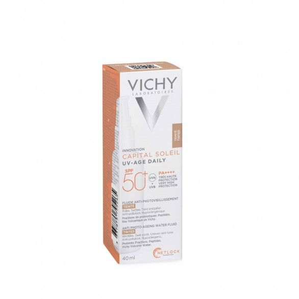 Vichy Capital Soleil UV-Age Daily Fluido SPF50+ Com Cor 40ml