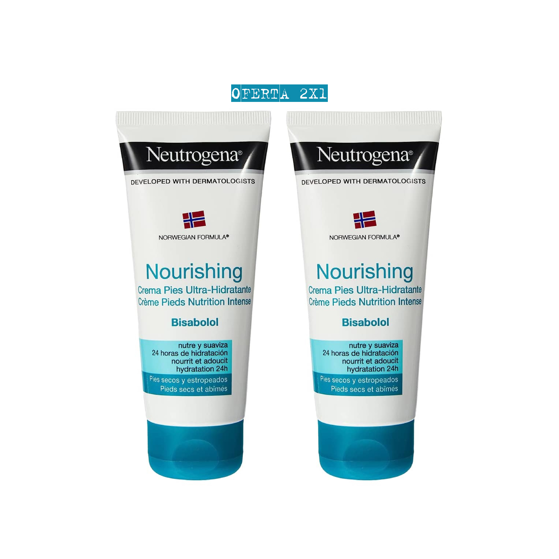 Neutrogena Duo Creme de Pés Secos Ultra-Hidratante 2x100ml