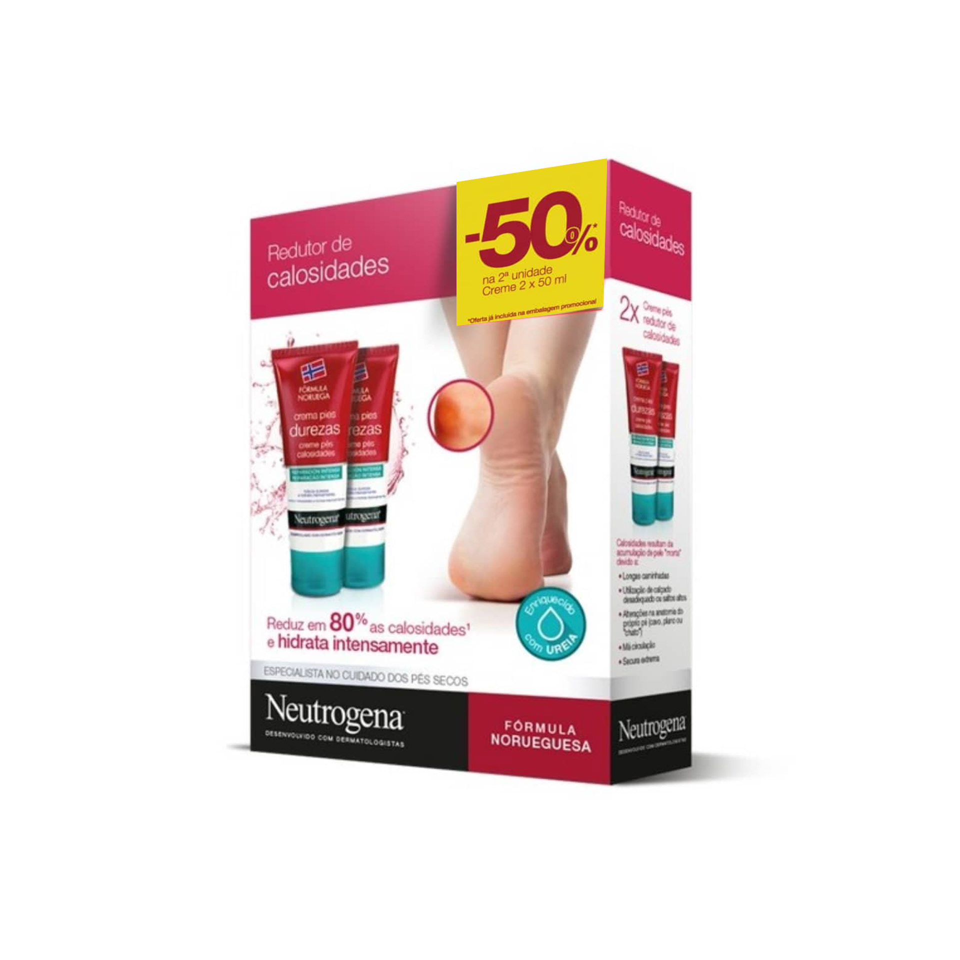 Neutrogena Pack Creme Pés de Reparação Intensa Calosidades 2x50ml