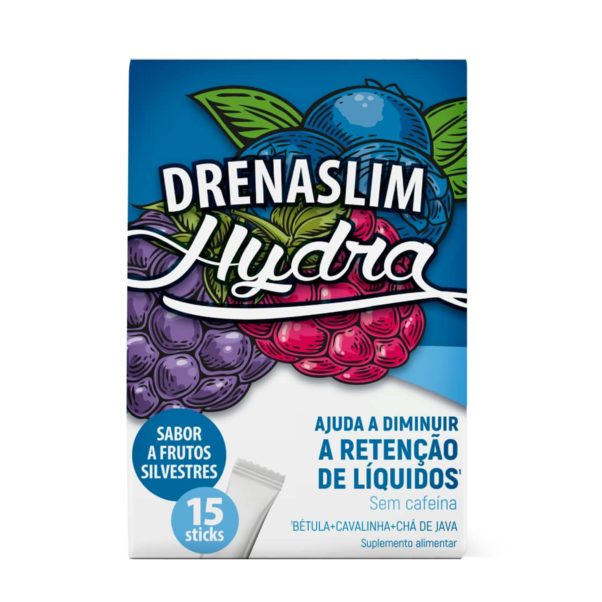 Drenaslim Hydra Sticks Sabor Frutos Silvestres 15unid.