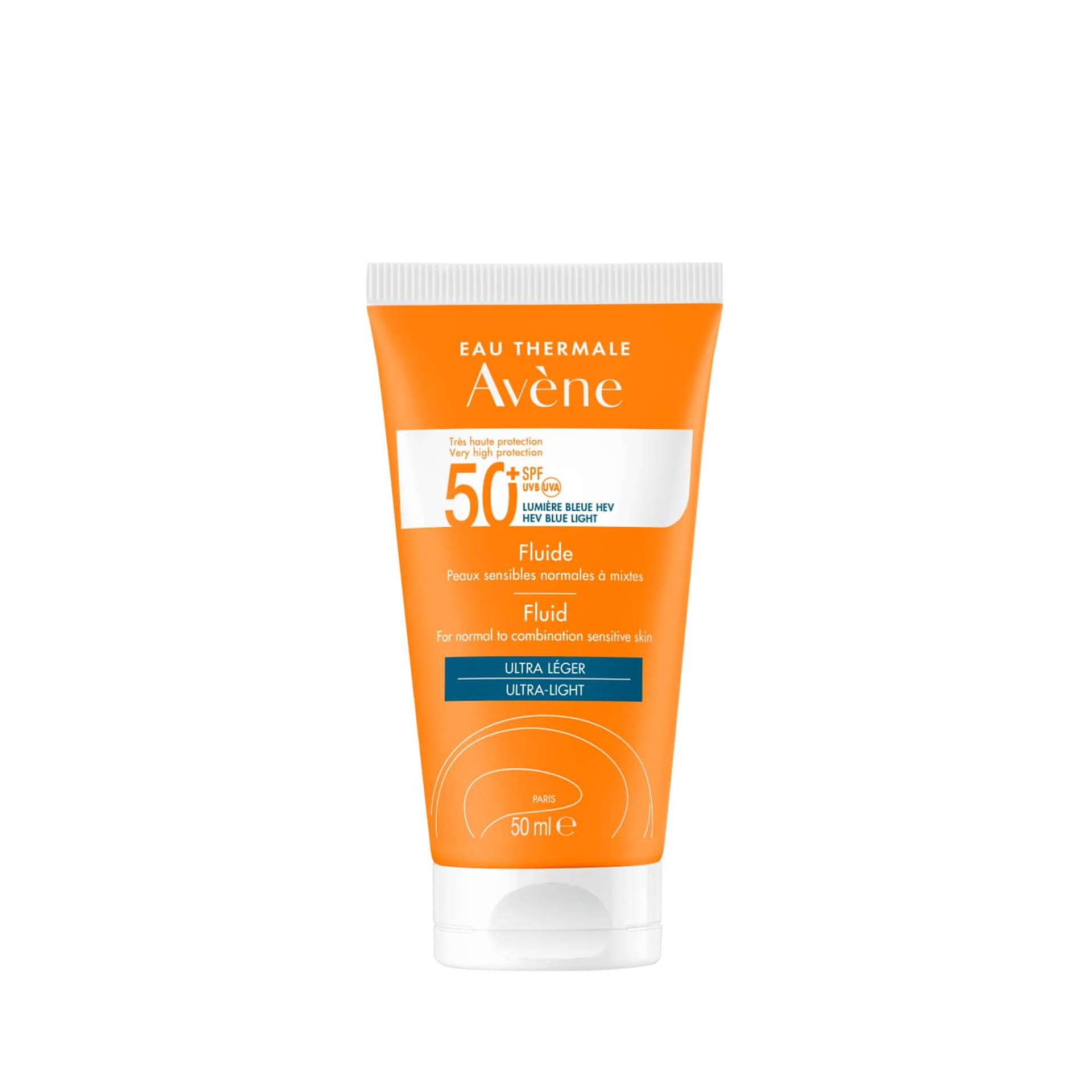 Avène Sun Sensitive Fluid Dry Touch PNM SPF50+ 50ml