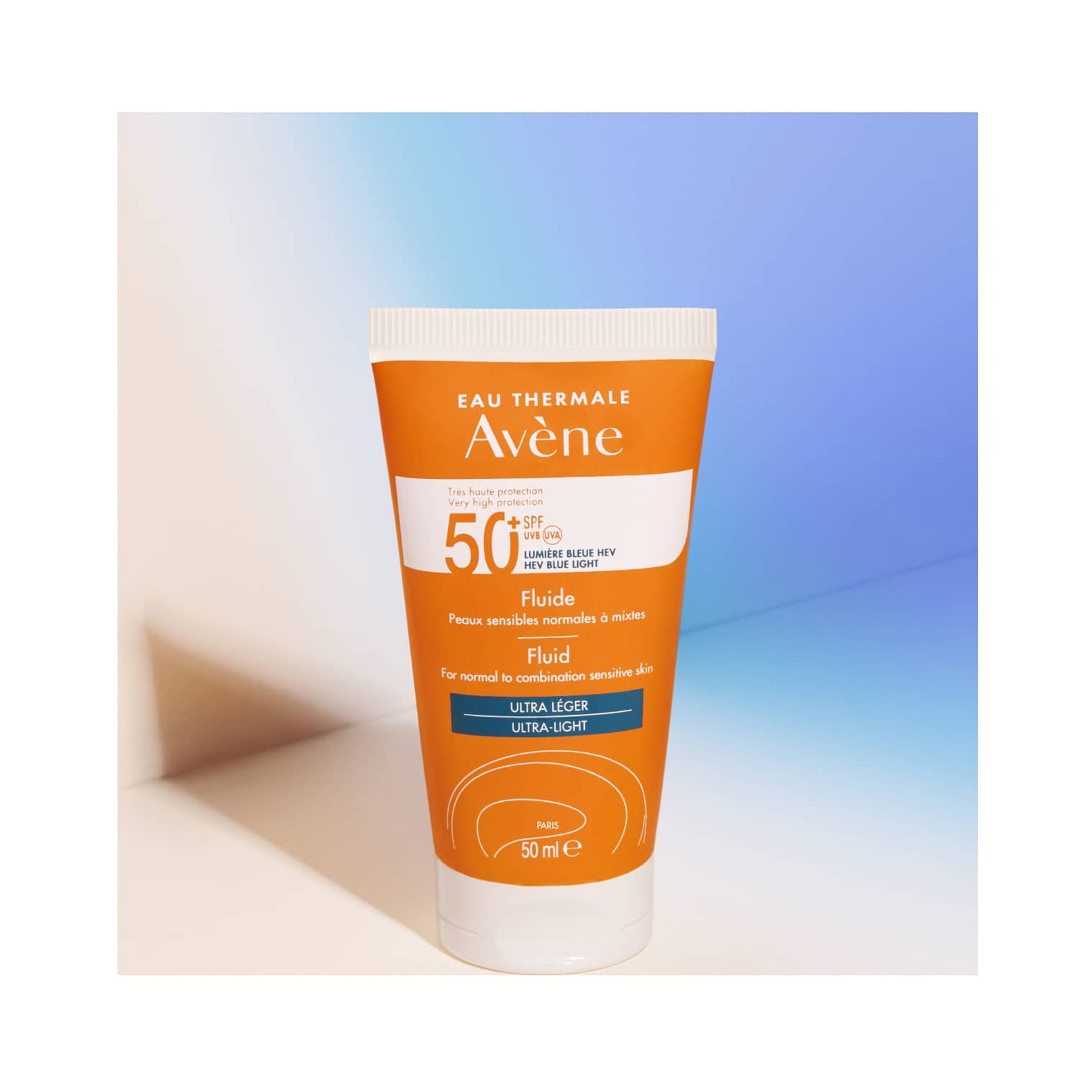 Avène Sun Sensitive Fluid Dry Touch PNM SPF50+ 50ml