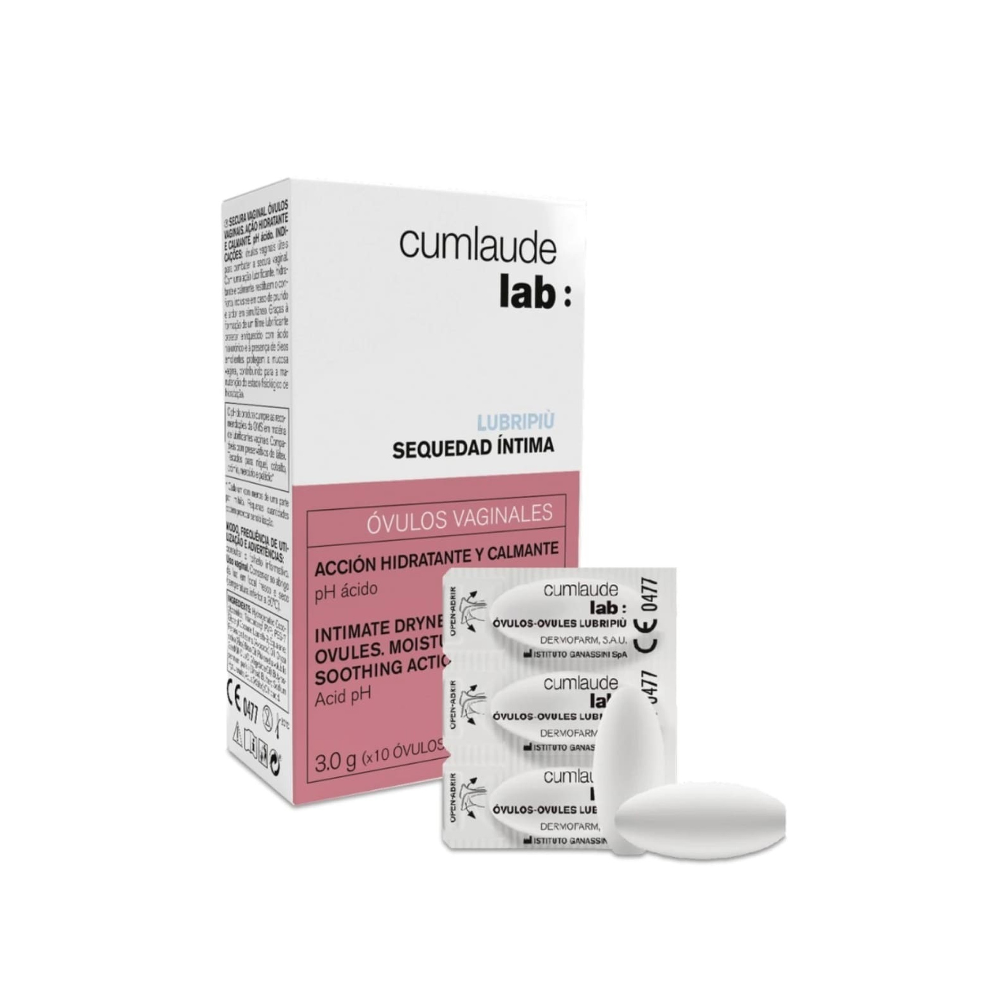 Cumlaude Lubripiu MD 10 Óvulos Vaginais