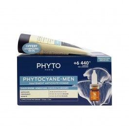 Phyto Phytocyane-Men Ampolas 12 Unidades + Shampoo 100ml