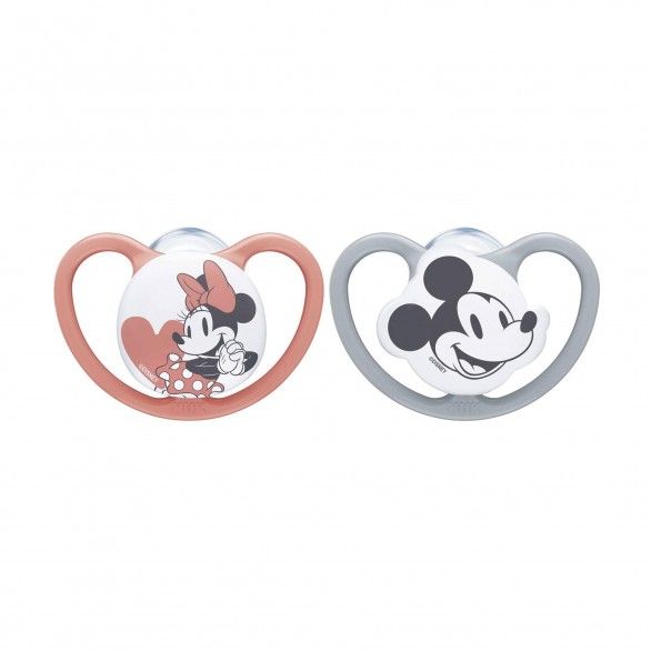 Nuk Space 2 Chupetas Silicone Disney Minnie 6-18 Meses