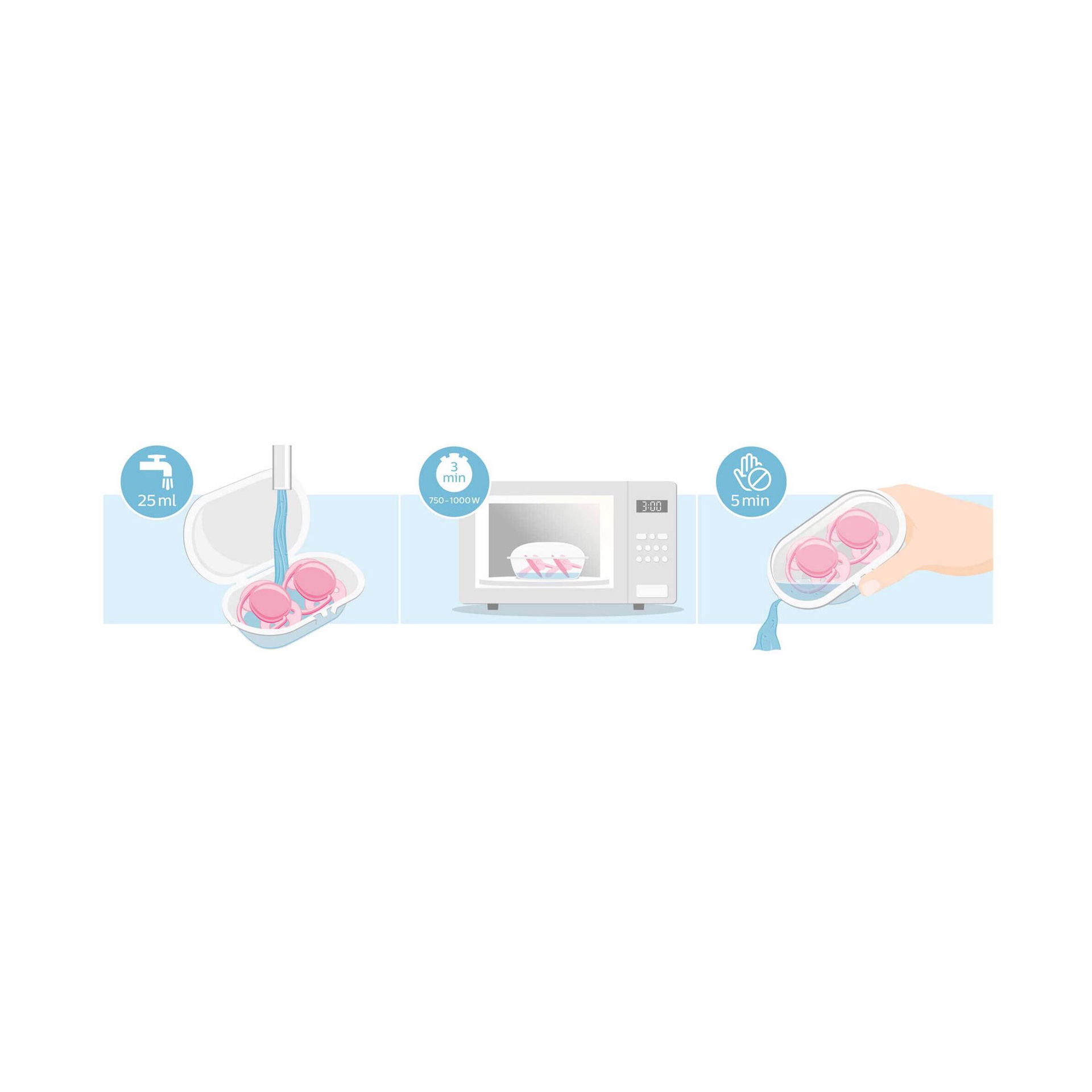 Philips Avent Pack 2 Chupetas Soothie 0-6m Rosa