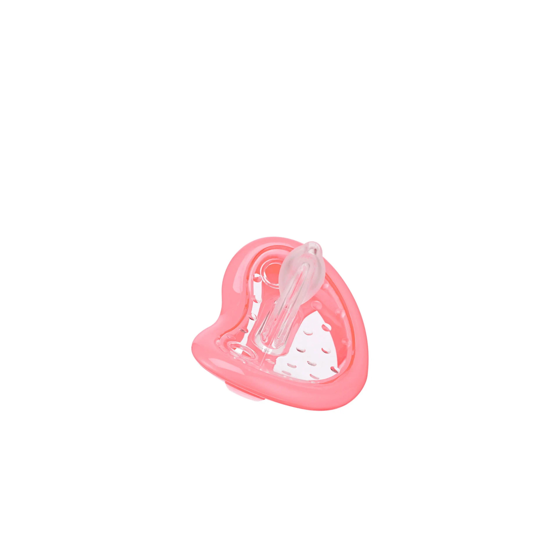Chupete Curaprox Baby Silicona T0 Coral