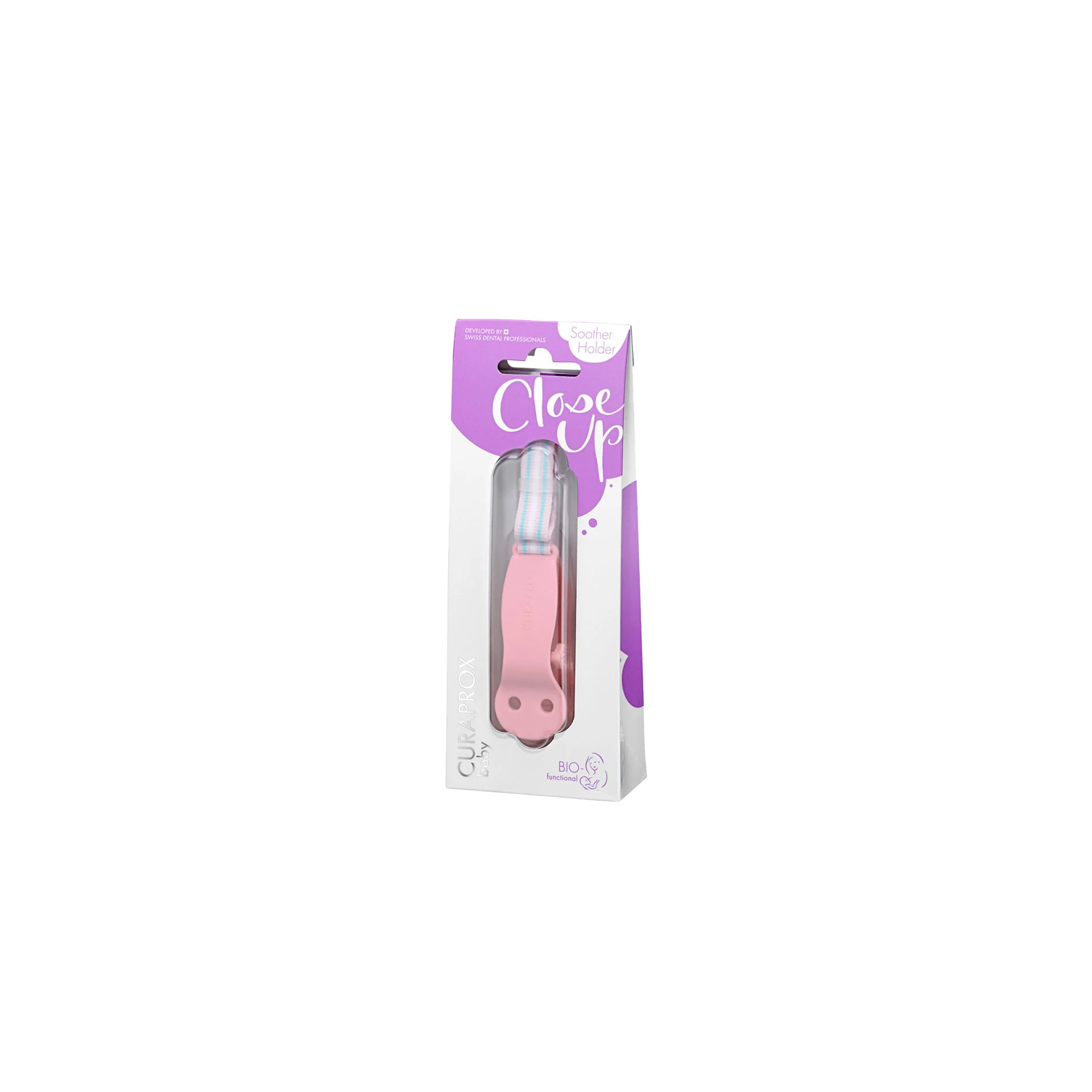 Curaprox Baby Suporte Chupetas Rosa
