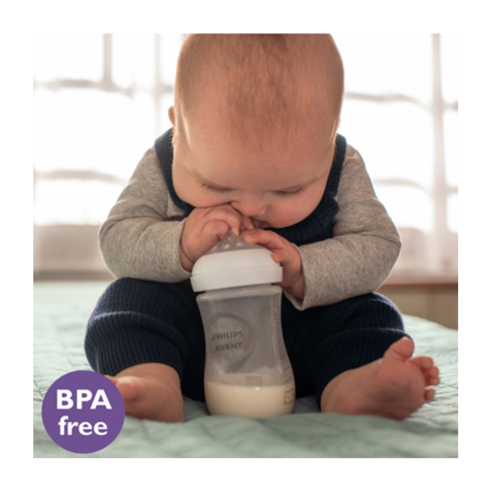 Philips Avent Biberão Natural Response +1M 260ml Azul