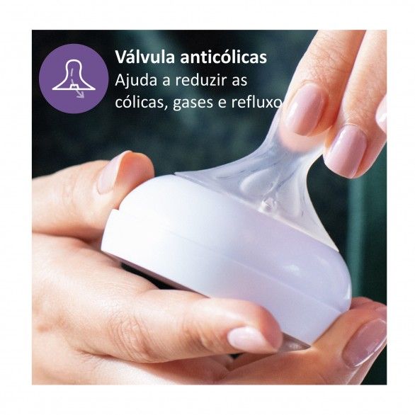 Philips Avent Tetina T2 Fix Lento 0M+ 2 Unidades Nat Response