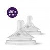 Philips Avent Tetina T4 Fix Rpido 3M+ 2 Unidades Nat Response