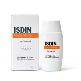 Isdin FotoUltra 100 Active Unify Creme Sem Cor SPF50+ 50ml