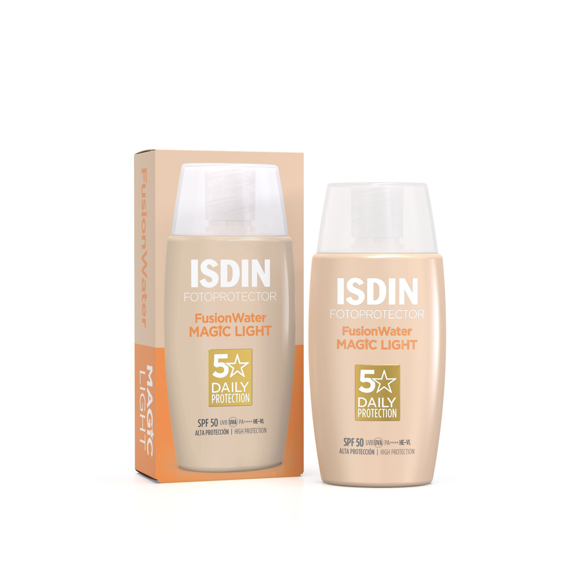 Isdin Fotoprotector Fusion Agua Color Ligero SPF50 50ml
