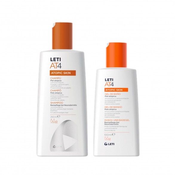 LetiAT4 Shampoo Pele Atpica + Oferta Gel Banho