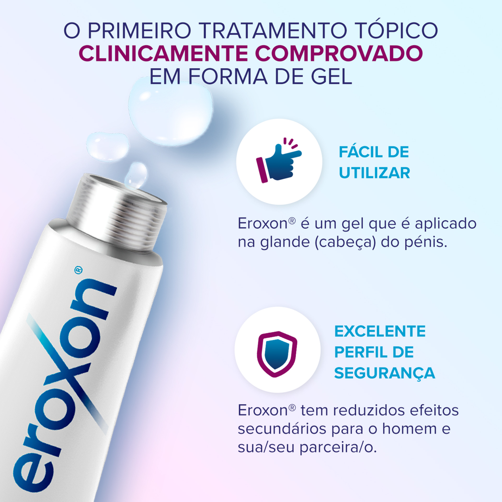 Gel Estimulante Disfunção Erétil Eroxon