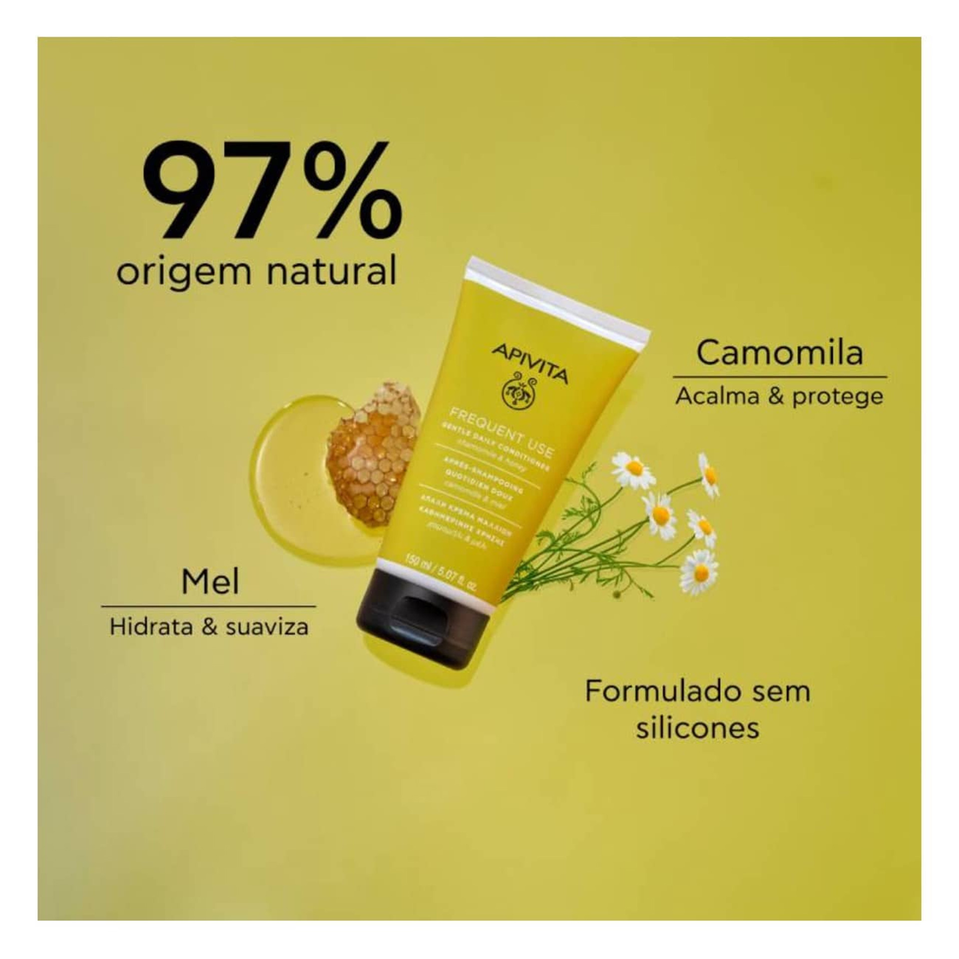 Apivita Condicionador Uso Diário Camomila & Mel 150ml