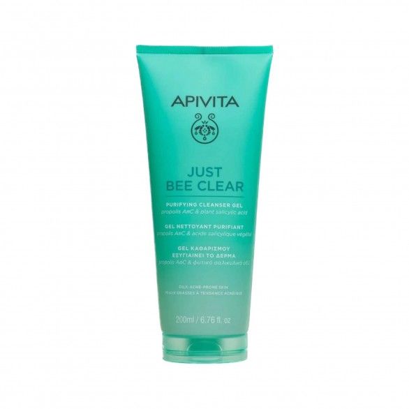 Apivita Just Bee Clear Gel de Limpeza Purificante 200ml