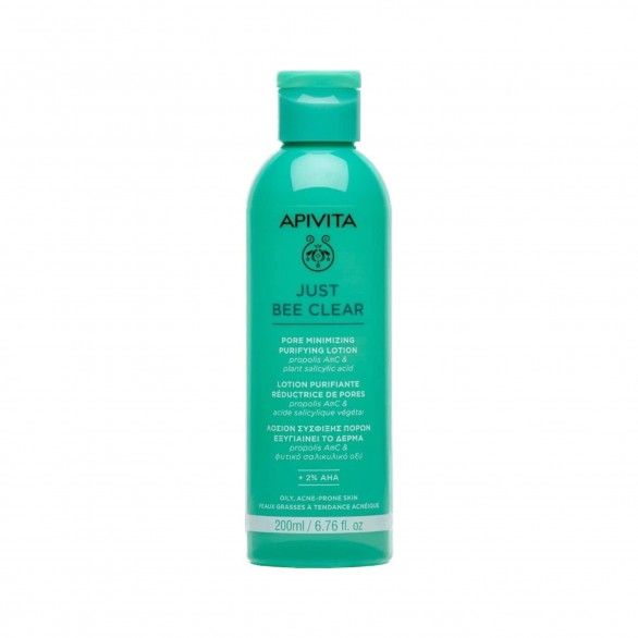 Apivita Just Bee Clear Loo Purificante Redutora de Poros 200ml