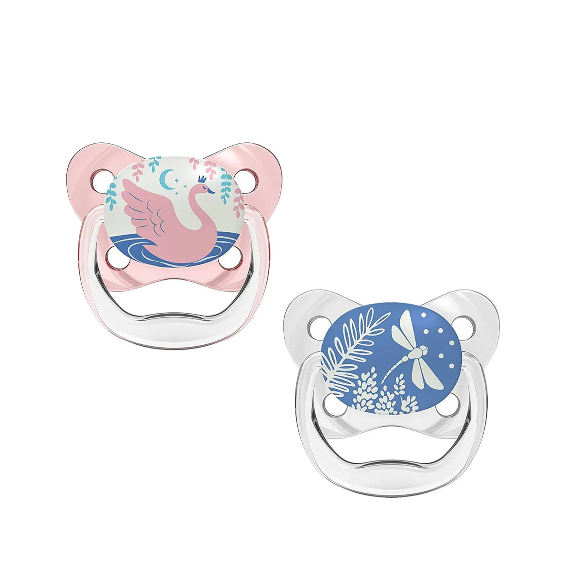 Dr Browns Chupeta Prevent Noturna 0-6m Silicone Rosa