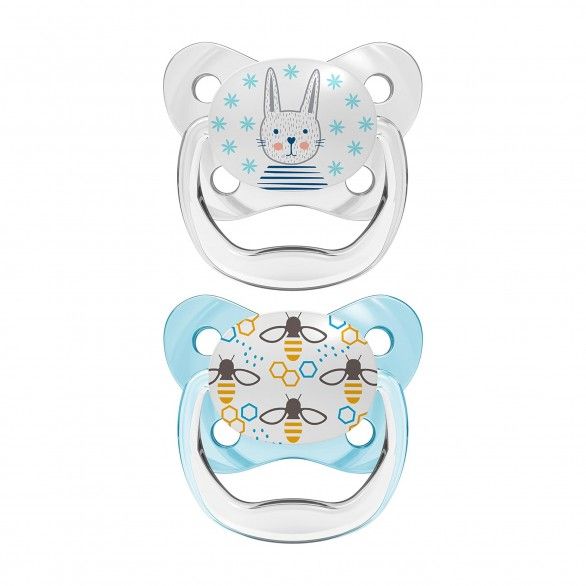 Dr Browns Chupeta Prevent 0-6m Silicone Azul