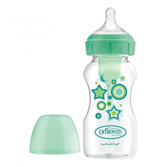 Dr Brown's Options Bibero Largo Verde Tetina Silicone 270ml