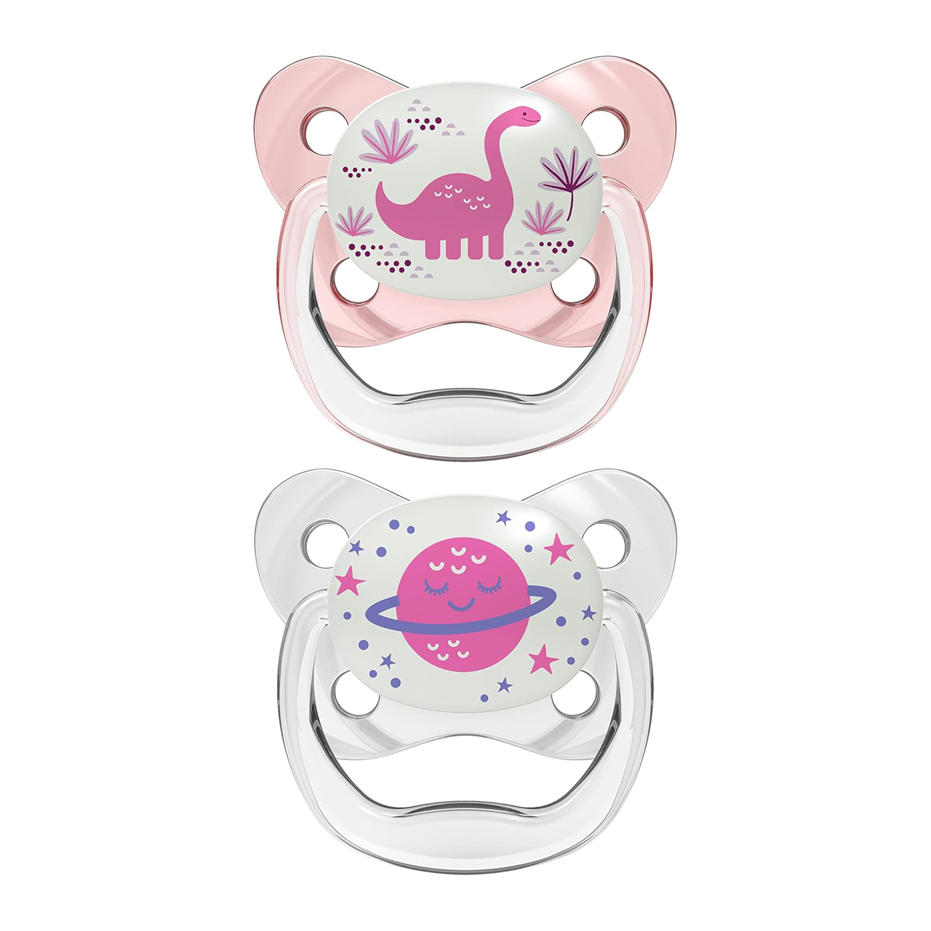 Dr Browns Chupeta Prevent Noturna 6-18m Silicone Rosa