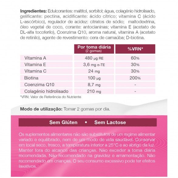 Colagnius Beauty Total Gummies Gomas 60unid.