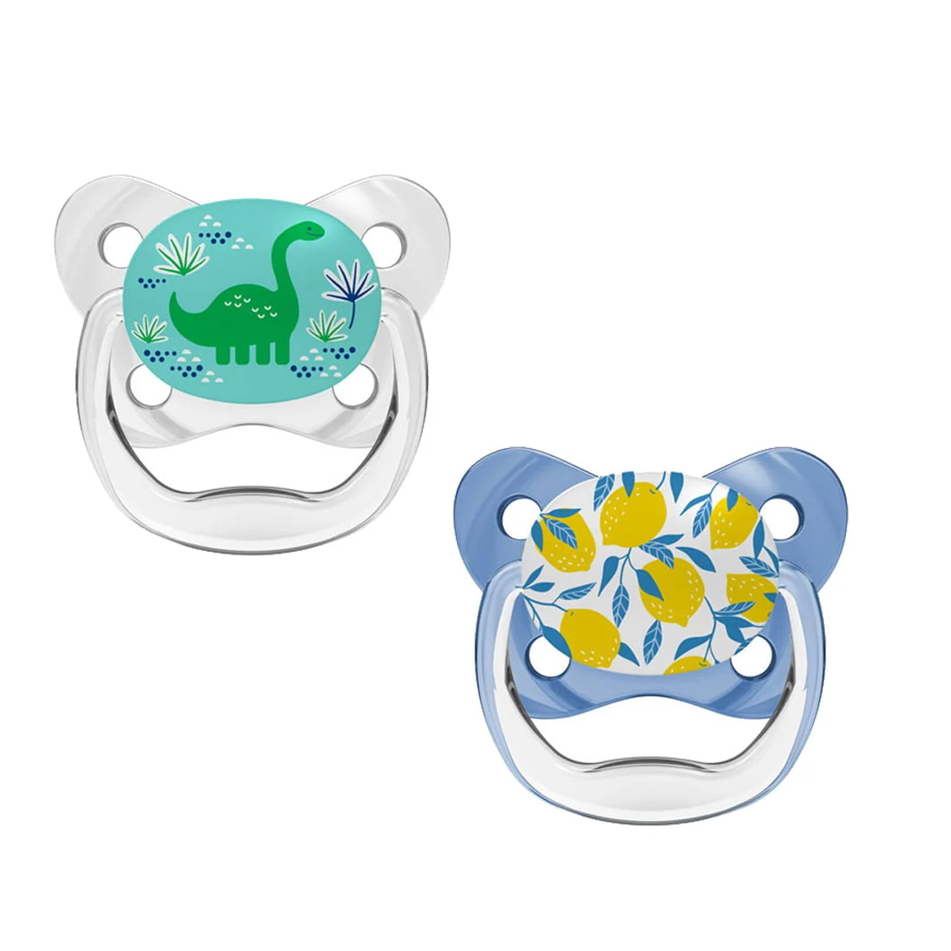 Dr Brown´s 2 Chupetas Prevent Borboleta 6-18m Amarela