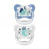 Dr. Browns Chupeta Prevent Noturna 6-18m Silicone Azul