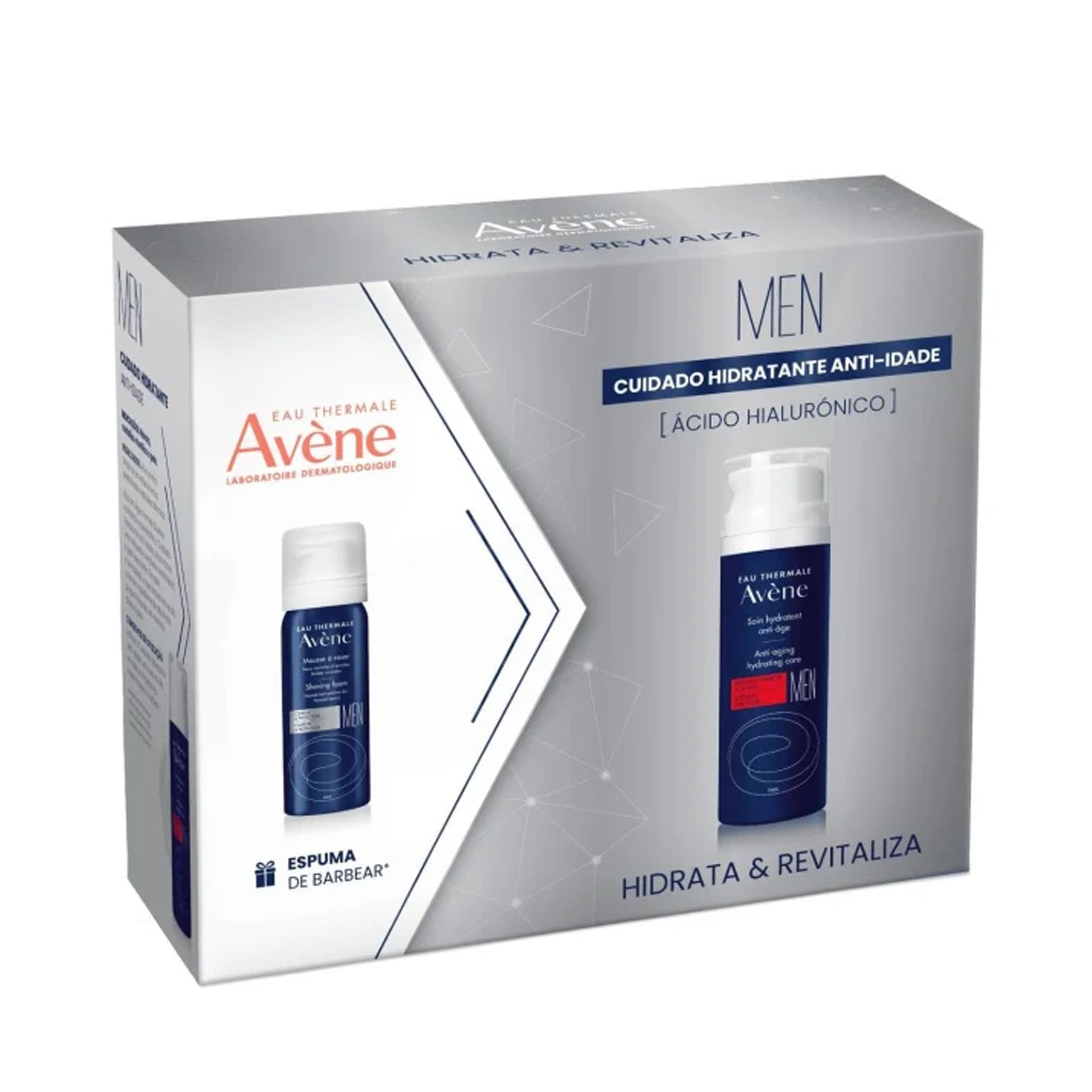 Avène Men Coffret Creme Anti-idade + Espuma de Barbear