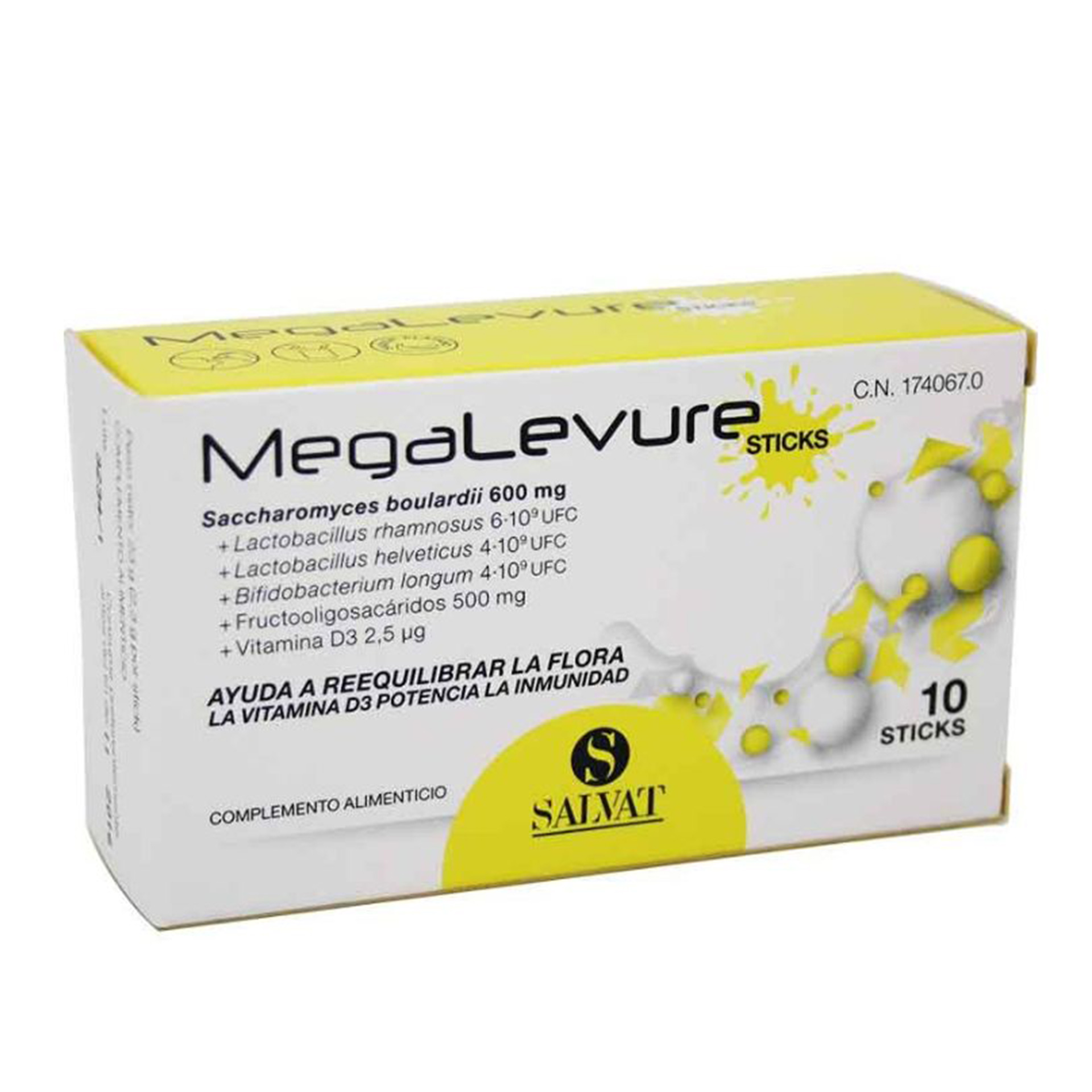 Megalevure Probiótico Banana 10 Saquetas
